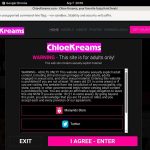 Username And Password For Chloekreams