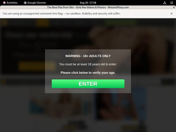 Wet And Pissy Password Username