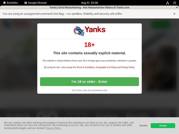Yanks.com Discount Join Page