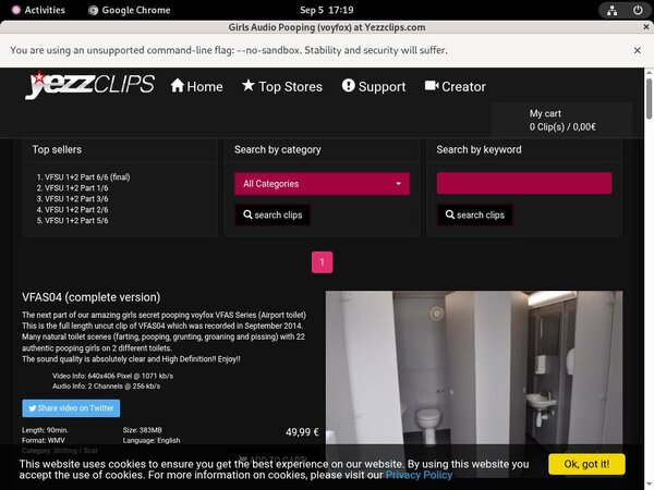 Yezzclips.com Sign Up Form