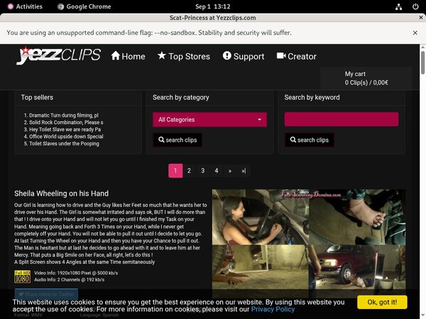 Yezzclips.com With Online Check