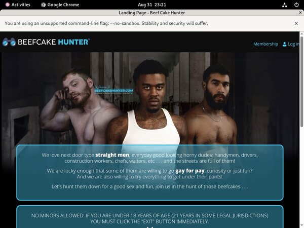 Beef Cake Hunter Member Password
