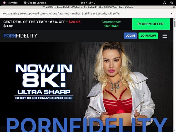 Porn Fidelity Promo Deal